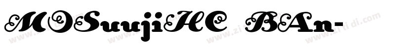 MOSuujiHC BAn字体转换